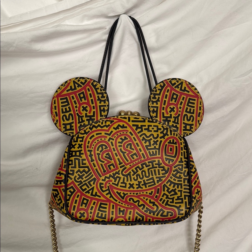 Keith Haring x Disney x Coach Mickey Mouse bag